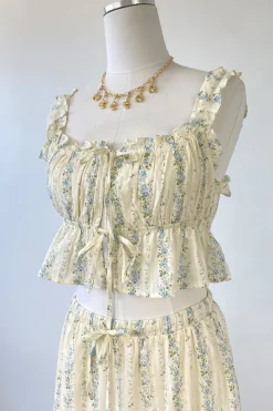 Ruffled Babydoll Top