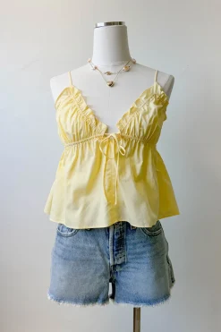 Ruffled Babydoll Top