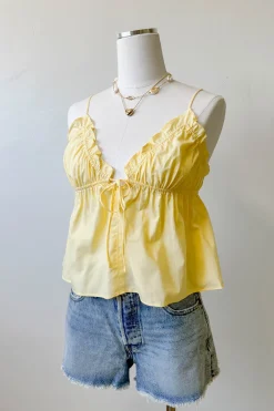 Ruffled Babydoll Top