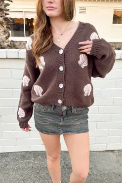 Shell Knit Cardigan