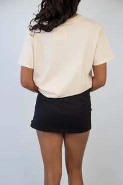 Side Slit Mini Skort