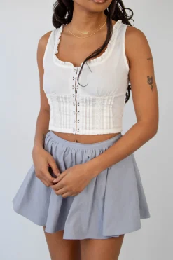 Sleeveless Corset Top