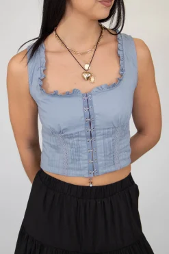Sleeveless Corset Top