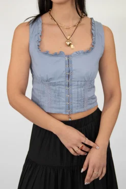 Sleeveless Corset Top