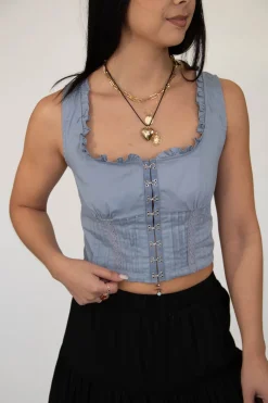 Sleeveless Corset Top