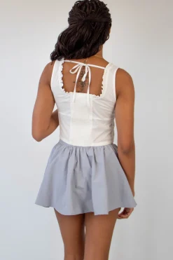 Sleeveless Corset Top