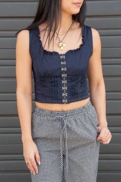 Sleeveless Corset Top