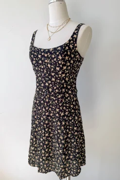Sleeveless Floral Mini Dress