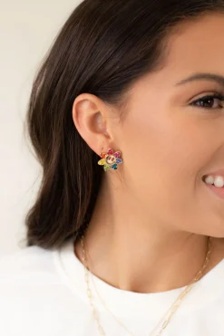 Smiley Face Earring Set