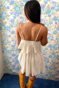 Smocked Waist Cami Mini Dress