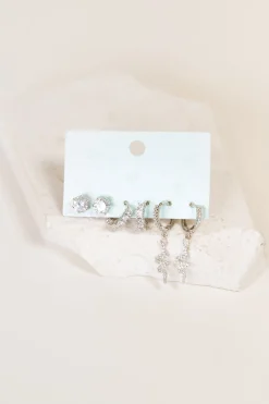 Snake Three Piece Earring Set