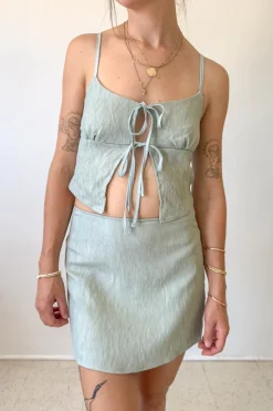 Split Front Cami Top