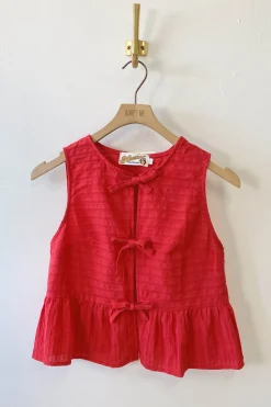 Split Front Sleeveless Top