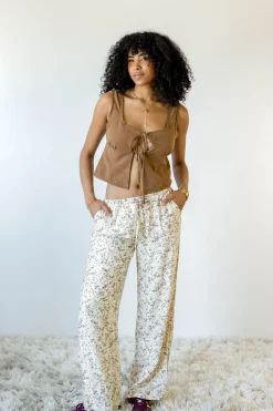 Split Front Sleeveless Top