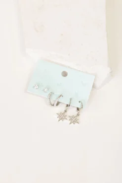Starbust Earring Set