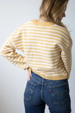 Striped Knit Sweater