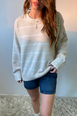 Striped Knit Sweater