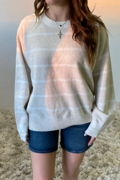 Striped Knit Sweater