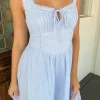 Textured Corset Mini Dress