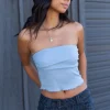 The Fave Basic Pointelle Tube Top