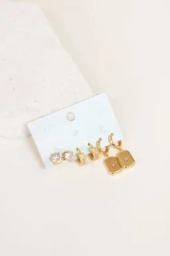 Three Piece Earring Set