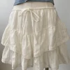 Tiered Ruffle Mini Skort
