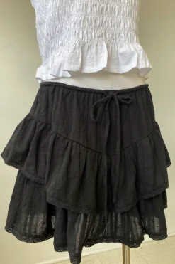 Tiered Ruffle Mini Skort