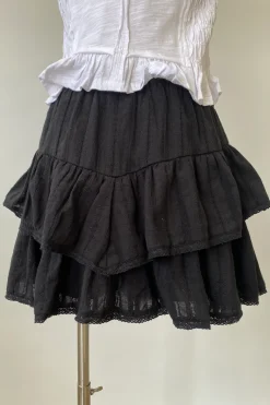 Tiered Ruffle Mini Skort