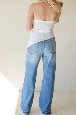 Vintage Low Rise Distress Jeans by Nectar Premium Denim