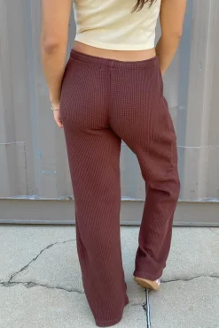 Waffle Knit Pants