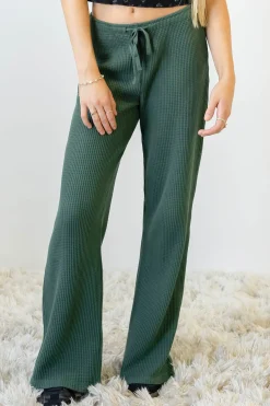 Waffle Knit Pants