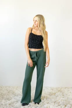 Waffle Knit Pants