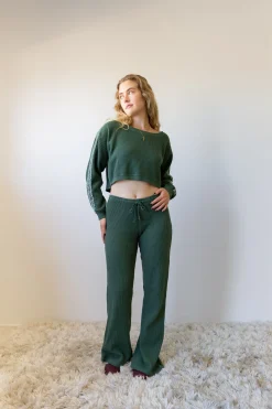 Waffle Knit Pants