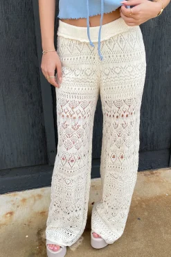 Wide Leg Knit Pants